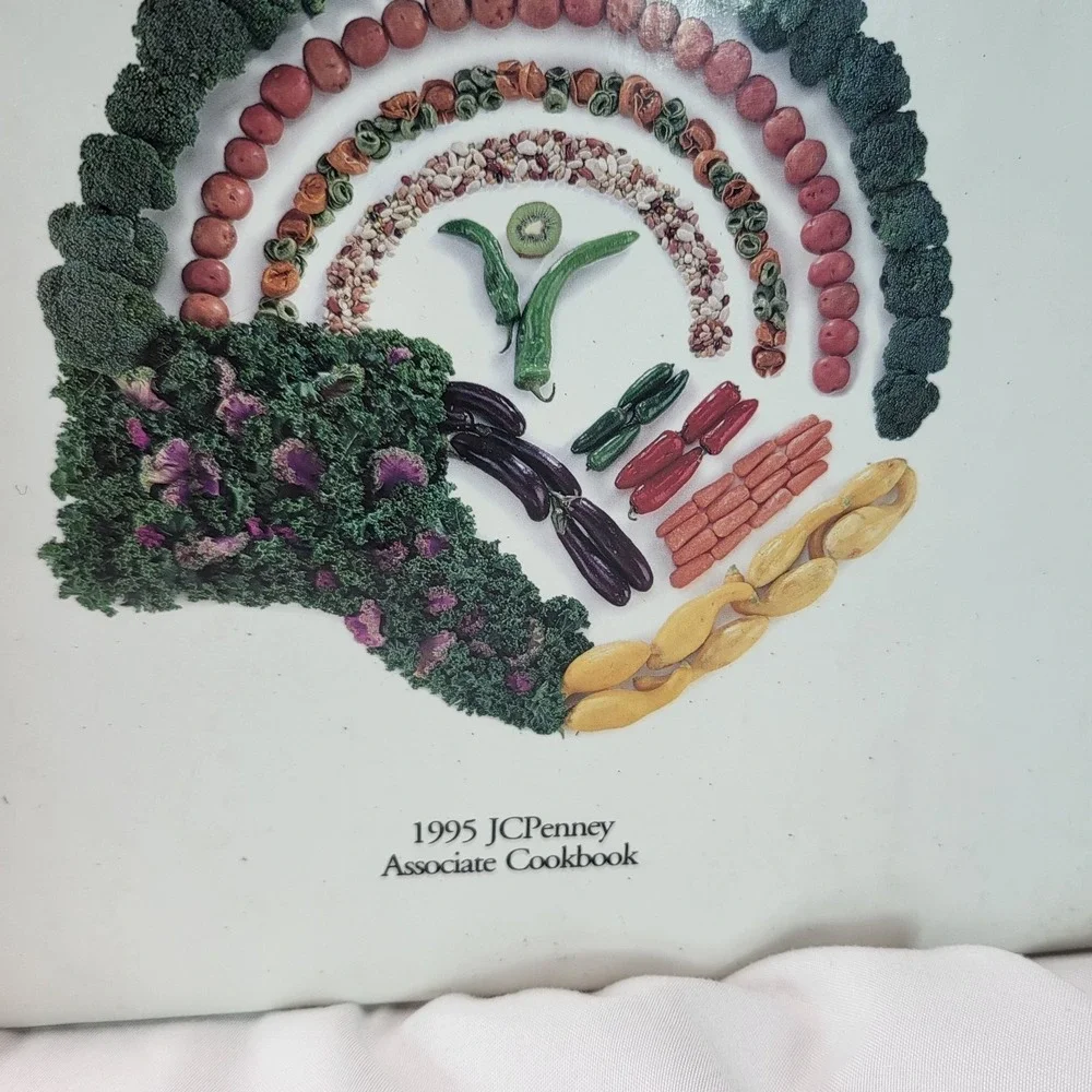 Cookin' For A Cause VTG 1995 JCPenney Associate Cookbook Binder Tabbed